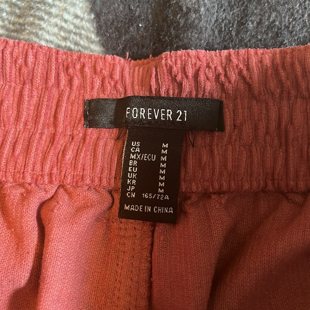 Women's Corduroy Pants in Rose - Picture 6 of 15
